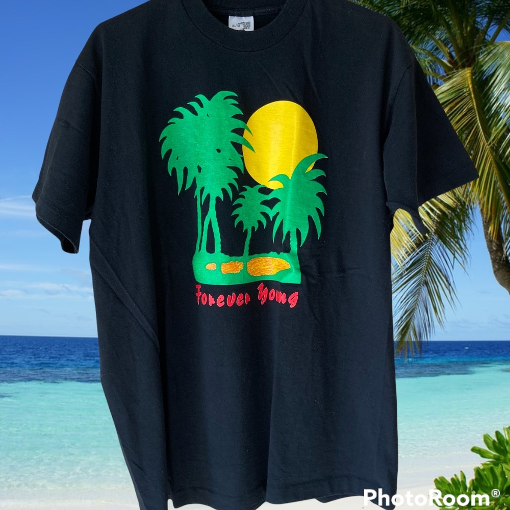 Vintage single stitch Graphic Tee Shirt fruit of the loom 100% cotton Men’s XL